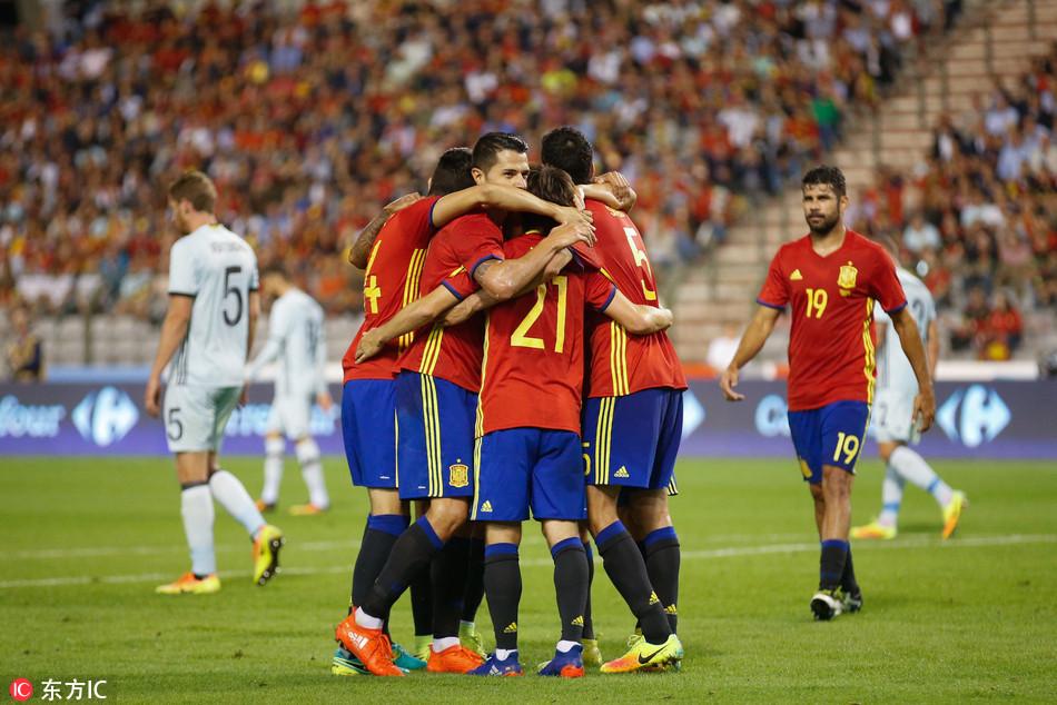 关于西班牙球队展望与比利时的大赛前较量的信息 关于西班牙球队展望与比利时的大赛前较量的信息