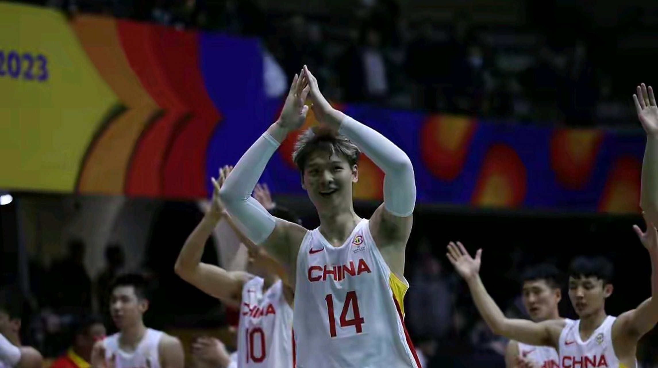 日本男篮面对哈萨克斯坦队，意志坚定