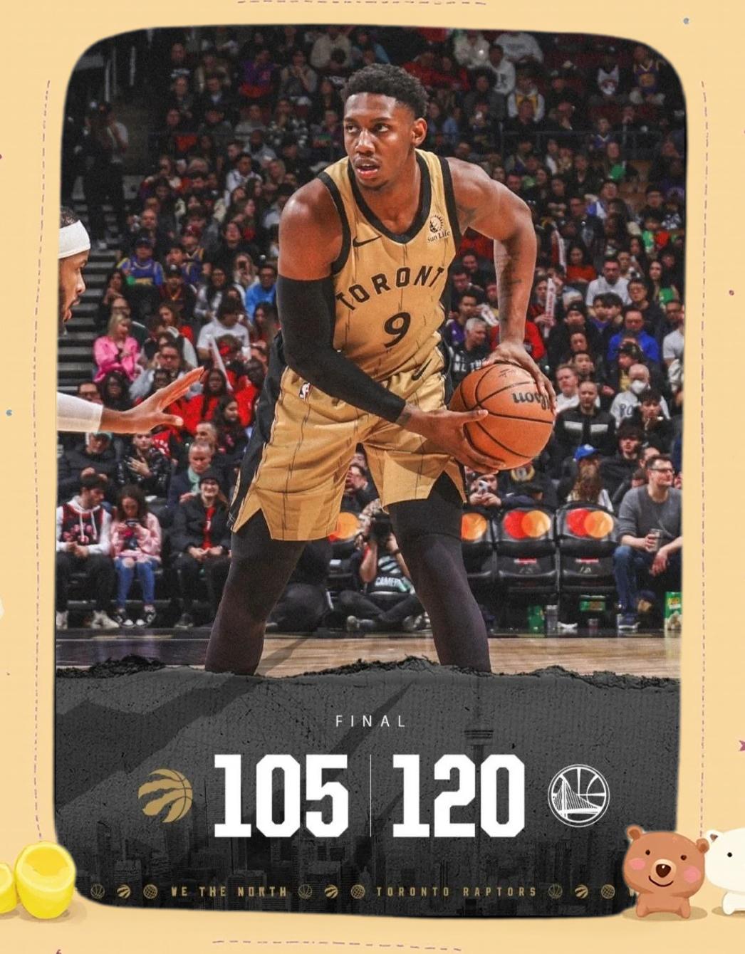 猛龙客场击败勇士，近期继续保持不败